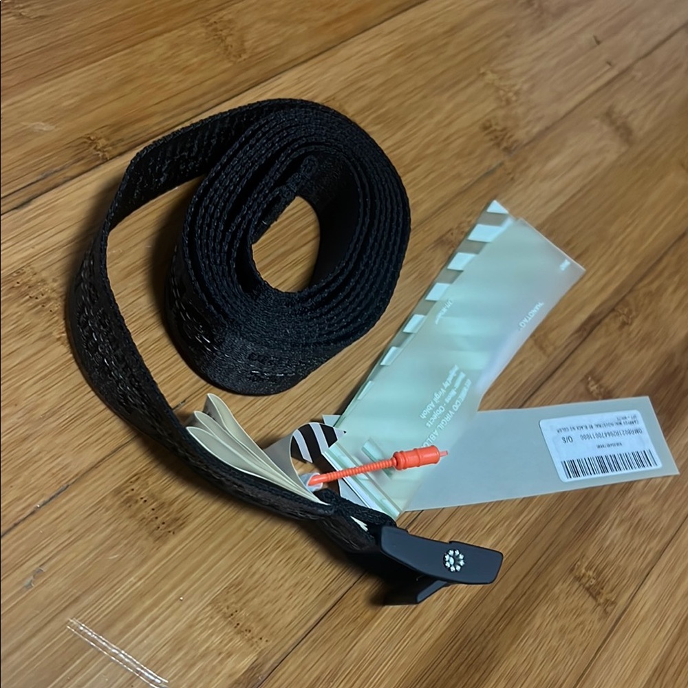 Black OFF-WHITE Designer Belt